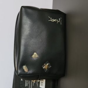 Yves Saint Laurent Black Cosmetic Bag